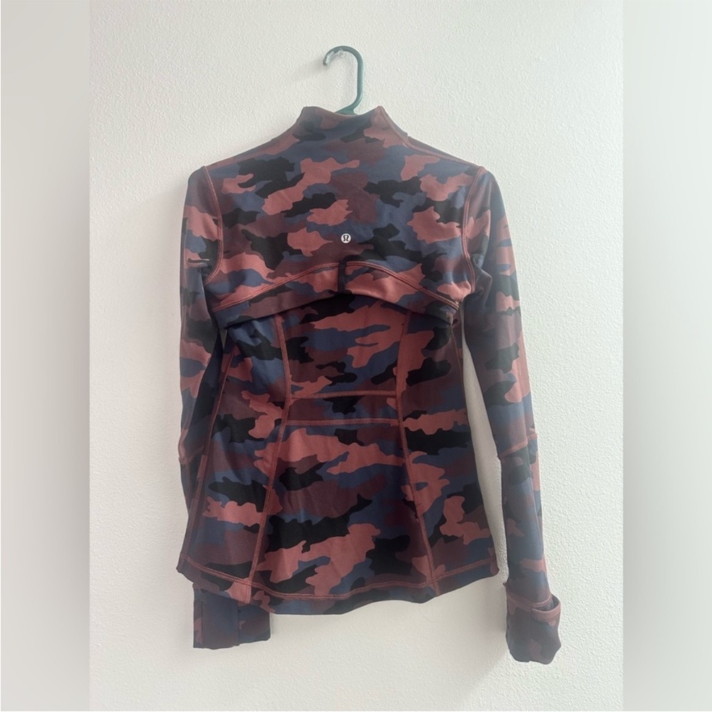 lululemon athletica Camouflage Jacket - Black, Blue, and Pink